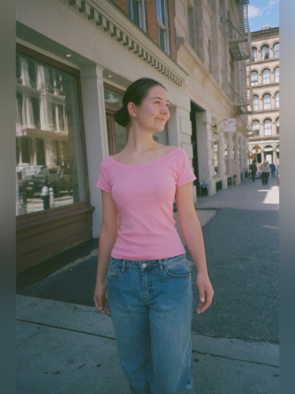 NWT | Brandy Melville Ginny Top | Pink | Size XS/S | Made in Italy || 🇮🇹 - Picture 4 of 6
